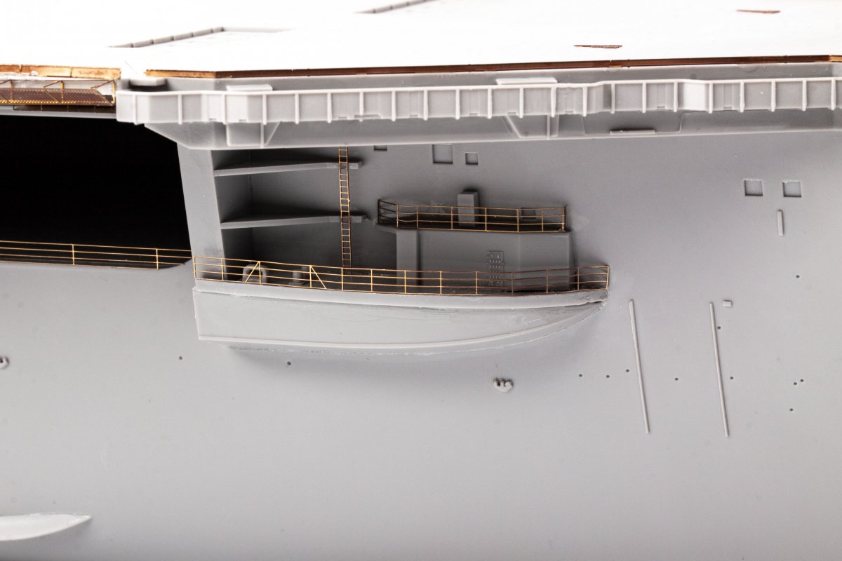 Eduard 53283 USS Constellation CV-64 part 3 - railings &amp;amp; safety nets TRUMPETER 1/350 – image 4