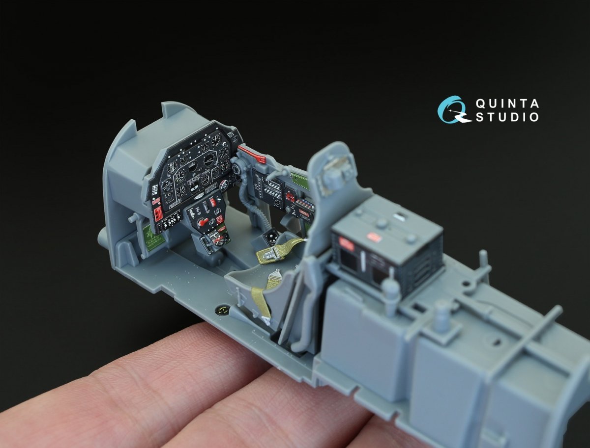Quinta Studio QD32005 P-51D (Early) 3D-Printed &amp;amp; coloured Interior on decal paper (for Tamiya kit) 1/32 – zdjęcie 6