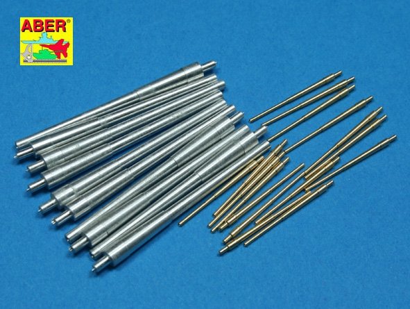 Aber 350L-48 Set of barrels 356mm x 10; 133mm x 16 for King George V, Prince of Wales 1/350