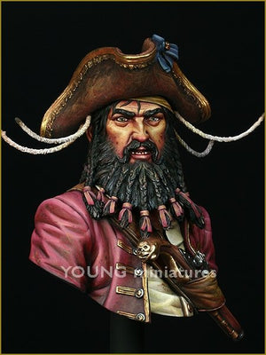 Young Miniatures YH1823 BLACK BEARD 1718 Queen Anne&amp;#39;s Revenge 1/10 – zdjęcie 7