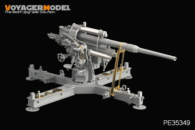 Voyager Model PE35349 WWII German 88mm FlaK 37 mit Behelfslafette For DRAGON 6523 1/35 – image 4