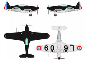 Dora Wings 48031 Morane-Saulnier MS.406C.1 - Battle Of France 1/48 – Bild 7