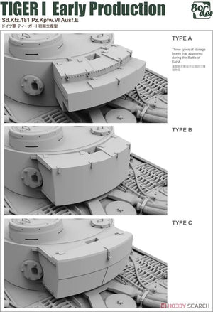 Border Model BT-010 Tiger I Early Production Sd.Kfz.181 Pz.Kpfw.VI Ausf.E 1/35 – image 4