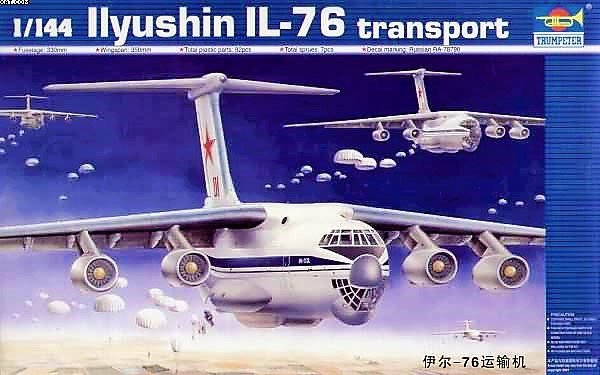 Trumpeter 03901 Ilyushin IL-76 Transport 1/144