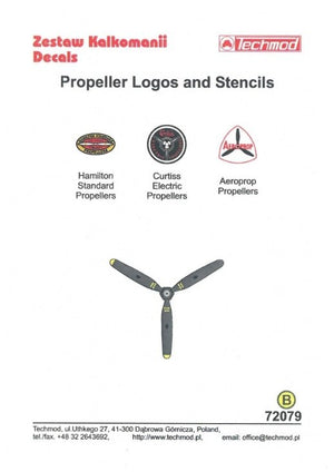 Techmod 72079 Propeller Stencils 1/72 – Bild 2