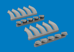 Eduard 672404 Mosquito exhaust stacks PRINT Tamiya 1/72 – image 2
