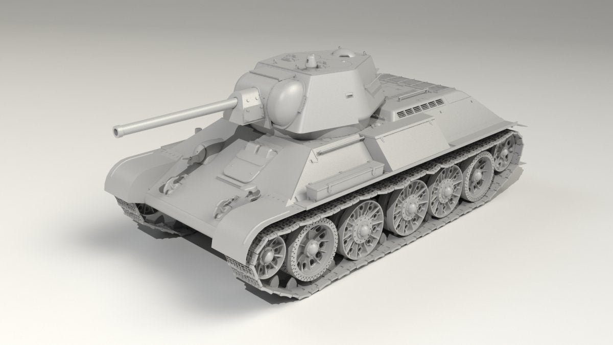 ICM 35370 Pz.Kpfw. 747 T-34 (r), WWII German Medium Tank 1/35 – zdjęcie 2