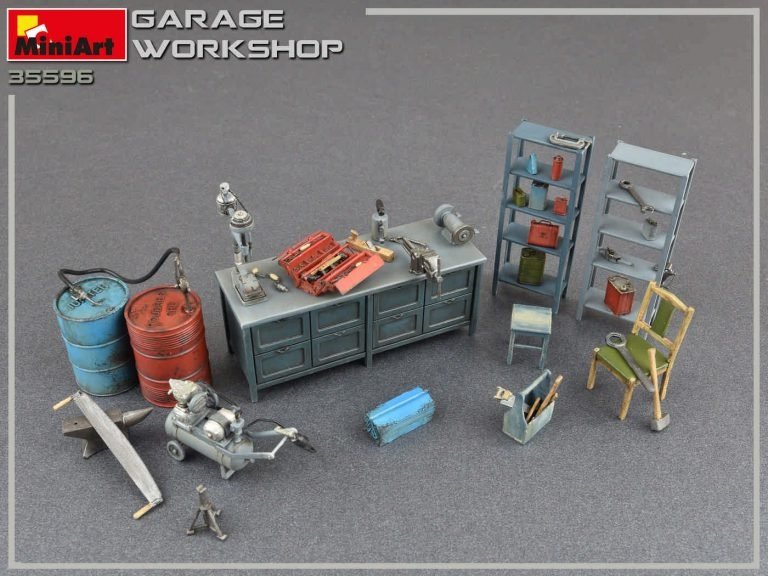 MiniArt 35596 Garage Workshop 1/35 – zdjęcie 4