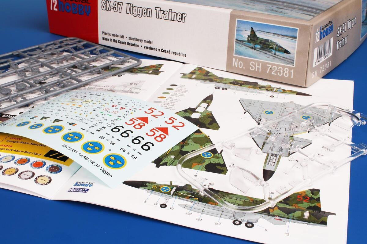 Special Hobby 72381 SK-37 Viggen Trainer 1/72 – image 3
