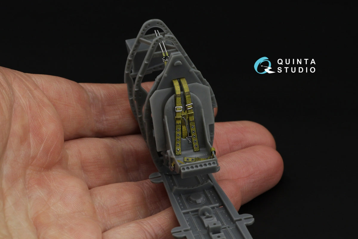 Quinta Studio QR+32045 British Fighter Seatbelts, pre-war/early WWII (with metal buckles) (All kits) 1/32 – zdjęcie 6