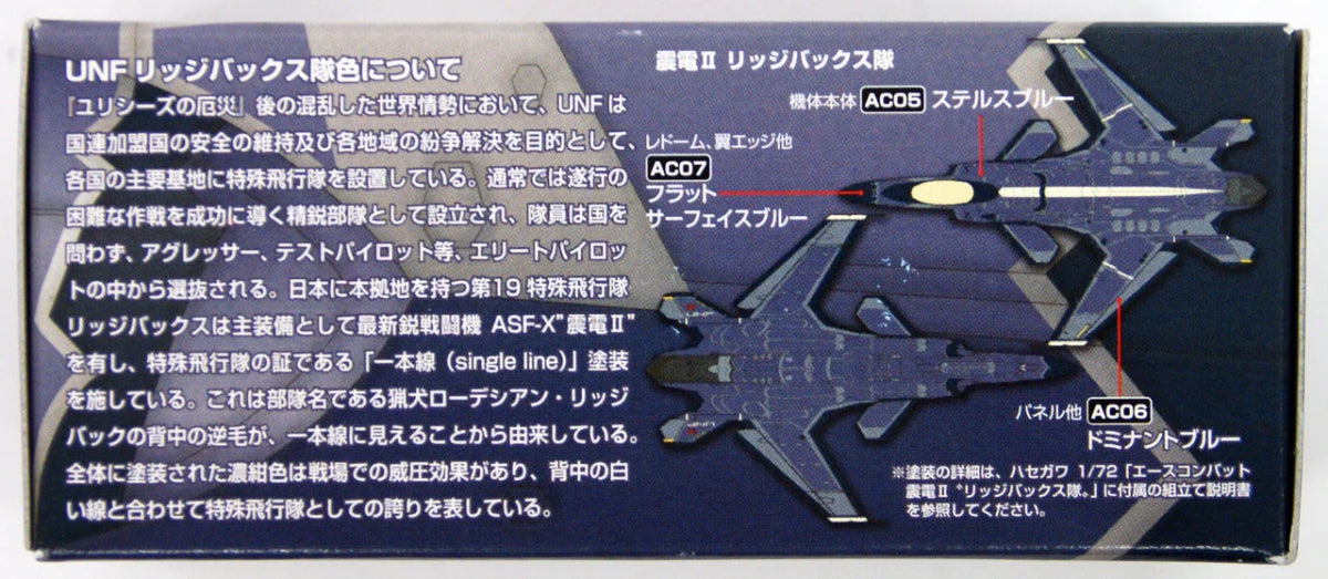 Gunze Sangyo CS-669 Ace Combat UNF Ridgebacks Squadron Colors – zdjęcie 5