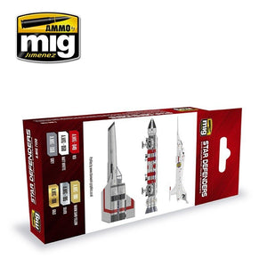 AMMO of Mig Jimenez 7130 STAR DEFENDERS SCI-FI COLORS 6x17ml – image 2