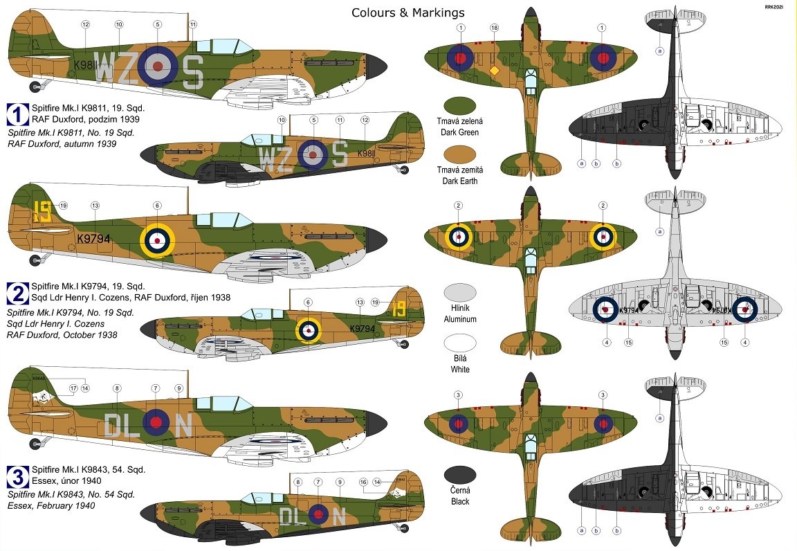 Kovozavody Prostejov KPM0260 Spitfire Mk.Ia „Wats Prop“ 1/72 – zdjęcie 2