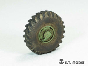 E.T. Model ER35-056 Russian URAL-4320 Truck Weighted Road Wheels For TRUMPETER 1/35 – zdjęcie 2