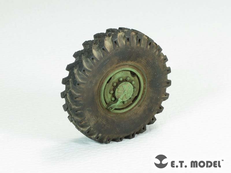 E.T. Model ER35-056 Russian URAL-4320 Truck Weighted Road Wheels For TRUMPETER 1/35 – zdjęcie 2
