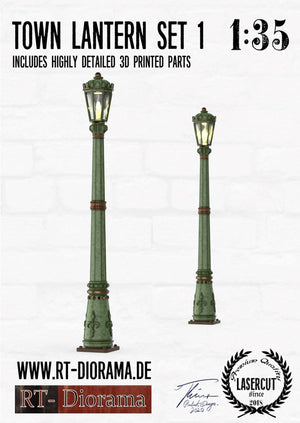 RT-Diorama 35670 Town Lantern Set Type 1 (2pcs.) 1/35 – imagen 2