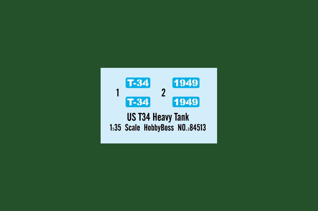 Hobby Boss 84513 US T34 Heavy Tank 1/35 – zdjęcie 3