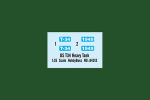 Hobby Boss 84513 US T34 Heavy Tank 1/35 – zdjęcie 3