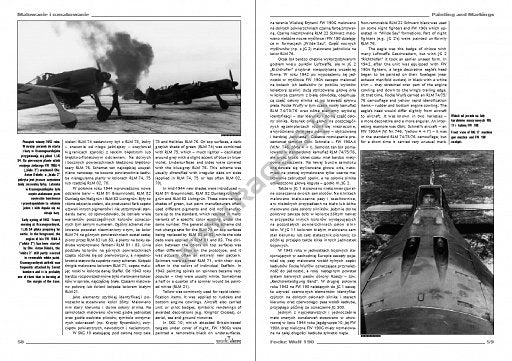 Kagero 3001 Focke Wulf FW 190 vol. I (no decals) EN/PL – zdjęcie 3