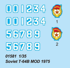 Trumpeter 01581 Soviet T-64B MOD 1975 1/35 – zdjęcie 11