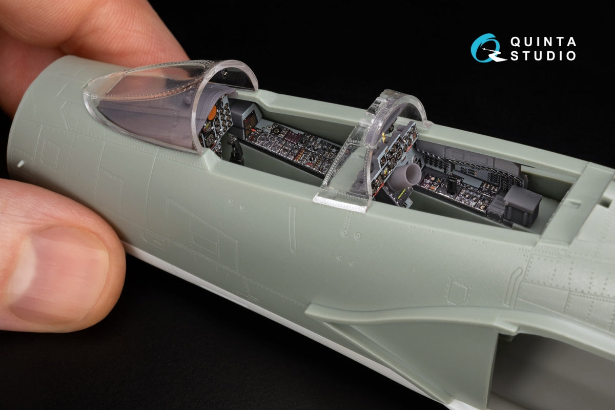 Quinta Studio QDS+48487 F-4C Phantom II 3D-Printed &amp;amp; coloured Interior on decal paper (Academy) (Small version) (with 3D-printed resin parts) 1/48 – zdjęcie 10