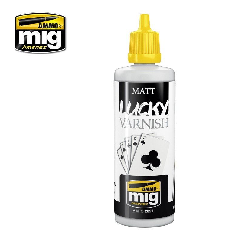 AMMO Mig 2051 MATT LUCKY VARNISH 60ml (matte varnish)