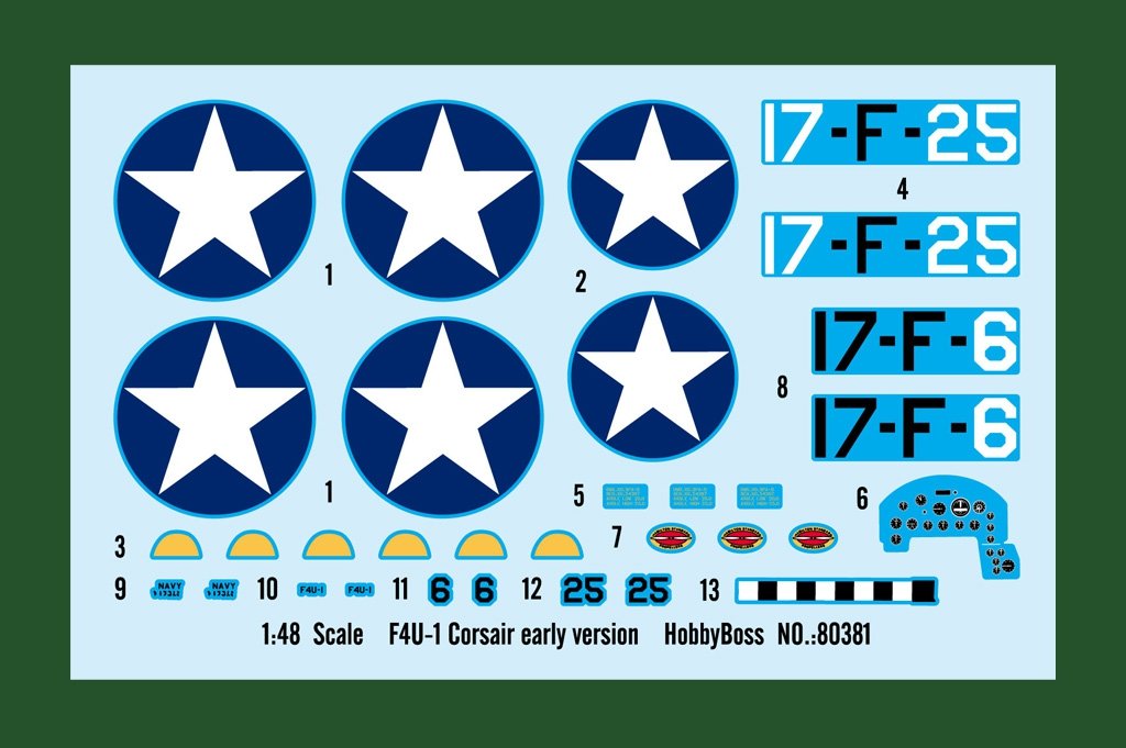 Hobby Boss 80381 F4U-1 Corsair Early version 1/48 – zdjęcie 3