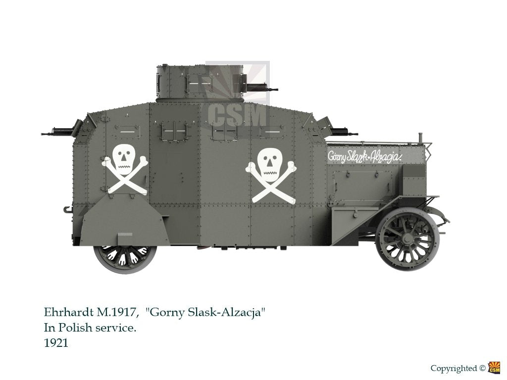 Copper State Models 35010 Ehrhardt E-V/4 M.1917 ( ZAWIERA POLSKIE KALKI ) 1/35 – zdjęcie 2