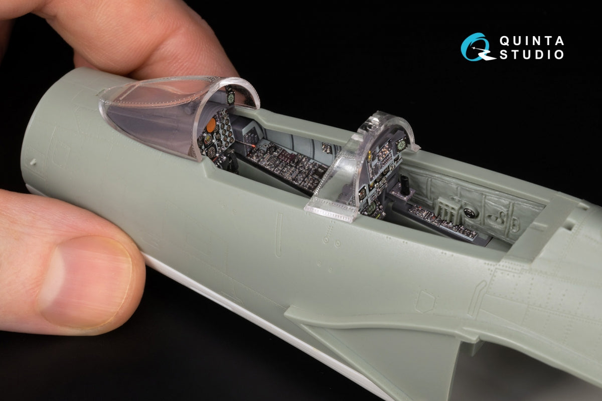 Quinta Studio QD+48486 F-4N Phantom II 3D-Printed &amp;amp; coloured Interior on decal paper (Academy) (with 3D-printed resin parts) 1/48 – zdjęcie 16