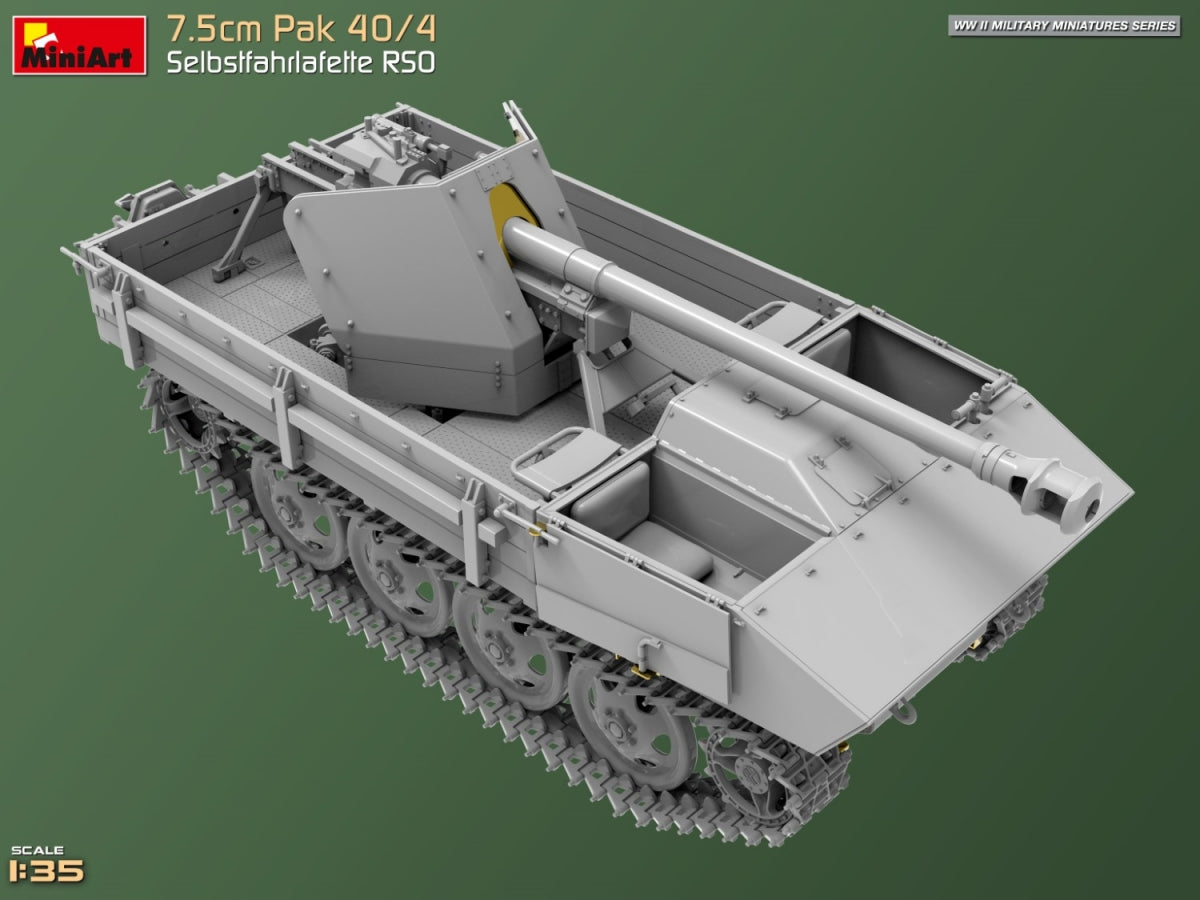 MiniArt 35483 7.5cm Pak 40/4. Selbstfahrlafette RSO 1/35 – zdjęcie 6