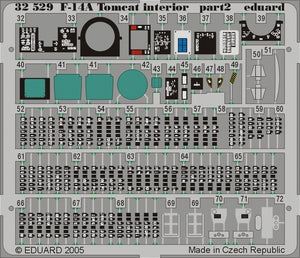 Eduard 32529 F-14A interior 1/32 Tamiya – zdjęcie 2