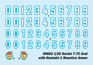 Trumpeter 09602 Soviet T-72 Ural with Kontakt-1 Reactive Armor 1/35 – image 3
