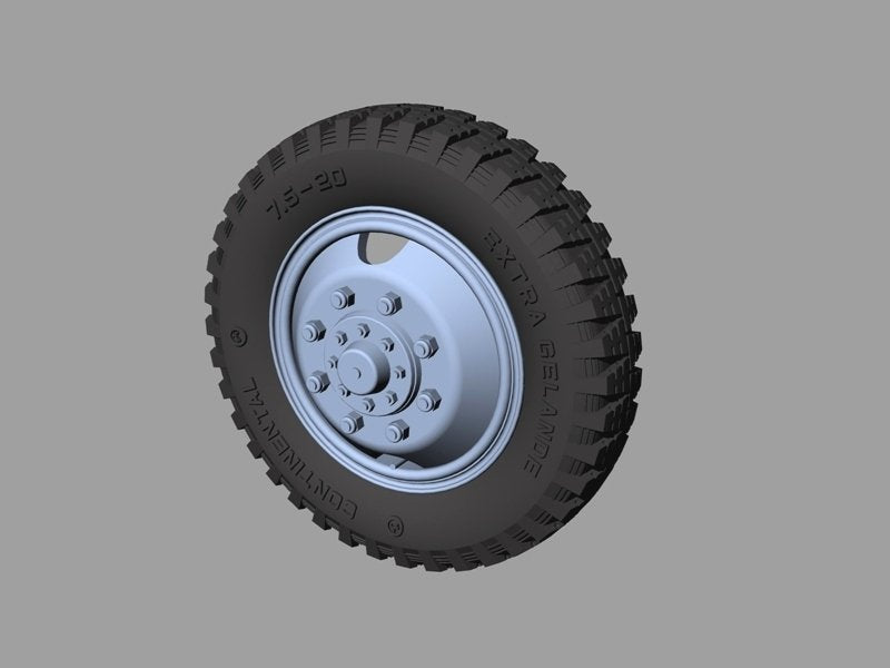 Panzer Art RE35-321 Roues de route Mercedes LG 3000 (motif gelande) 1/35 – image 2