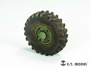 E.T. Model ER35-056 Russian URAL-4320 Truck Weighted Road Wheels For TRUMPETER 1/35 – zdjęcie 3