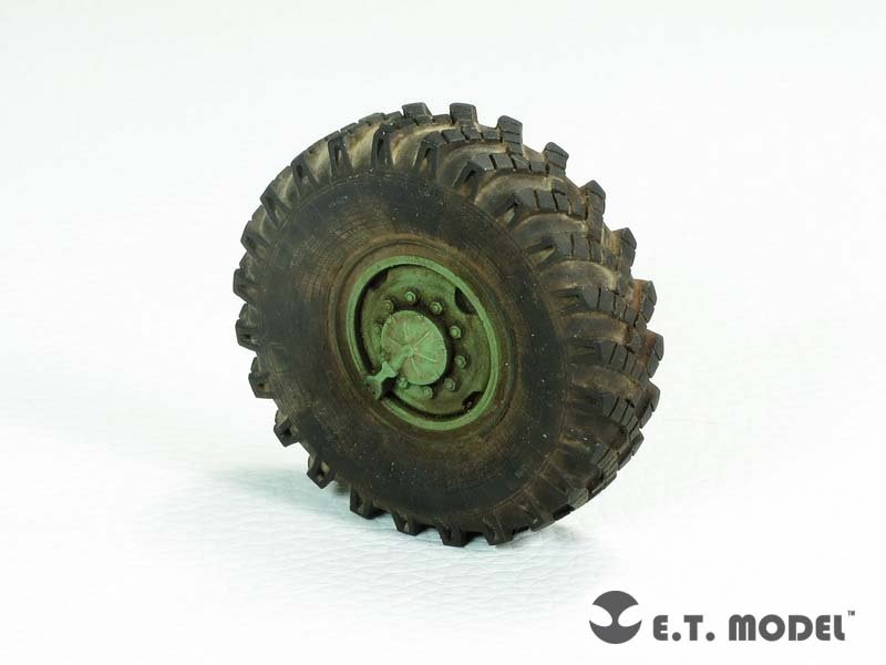 E.T. Model ER35-056 Russian URAL-4320 Truck Weighted Road Wheels For TRUMPETER 1/35 – zdjęcie 3