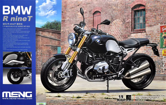 Meng Model MT-003 BMW R nineT 1/9
