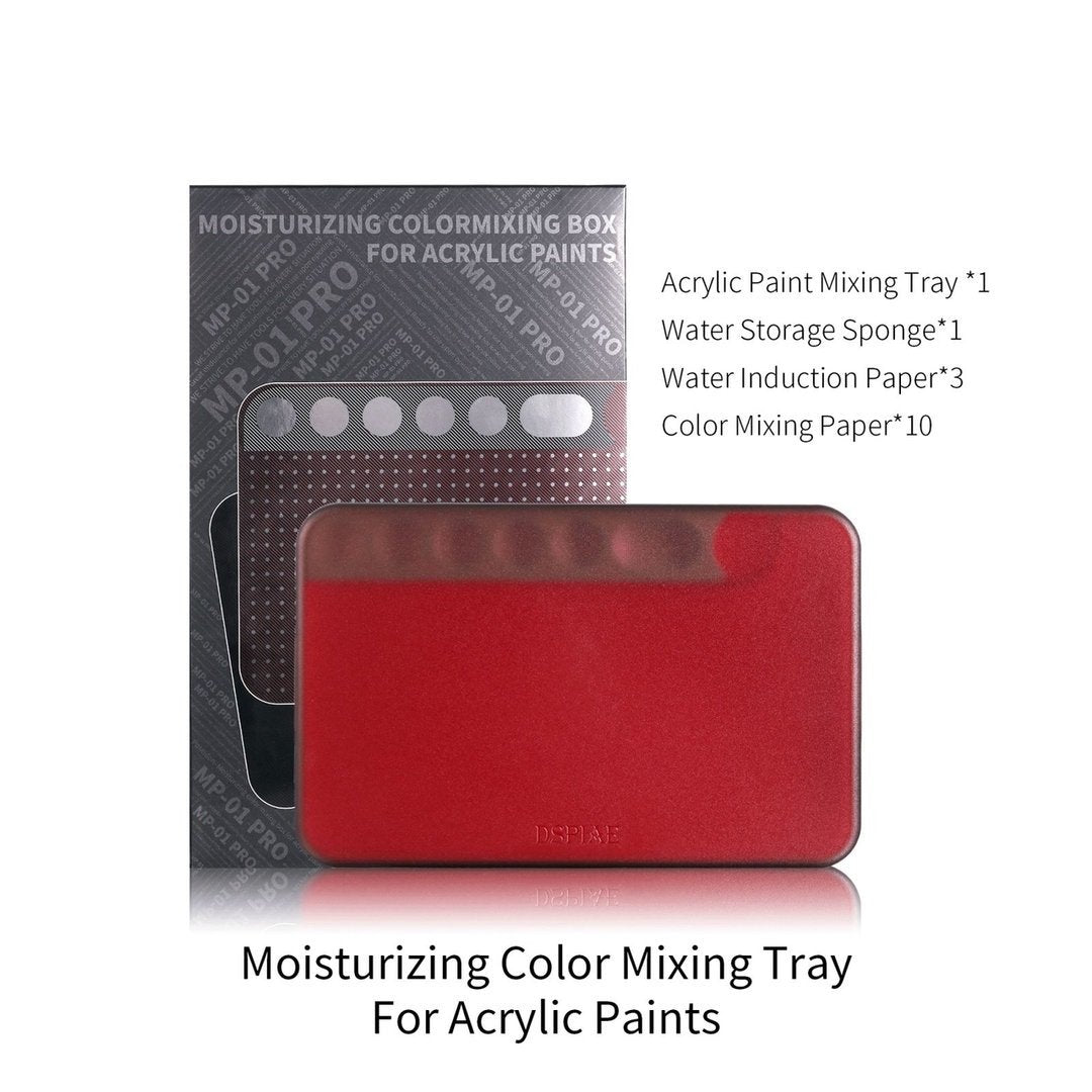 DSPIAE MP-01PRO Moisture-retaining Wet Palette PRO For Acrylic Paints / PALETA RETENCYJNA DO FARB