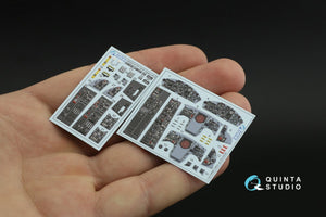 Quinta Studio QD32130 TF-104G 3D-Printed &amp;amp; coloured Interior on decal paper (Italeri) 1/32 – zdjęcie 3