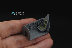 Quinta Studio QD48587 P-40E Warhawk 3D-Printed &amp;amp; coloured Interior on decal paper (Eduard) 1/48 – zdjęcie 5