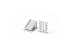 Eduard 672423 Spitfire Mk.I/II/V three-stacks exhaust rounded PRINT IBG 1/72