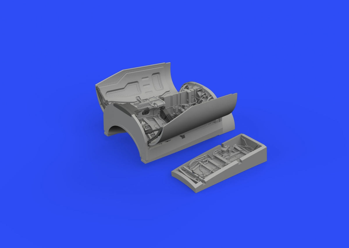 Eduard 648974 F-16C wheel bays early PRINT KINETIC MODEL 1/48 – zdjęcie 4
