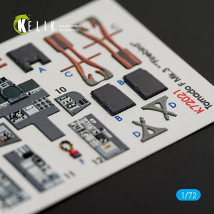 KELIK K72021 TORNADO F MK.3 &amp;quot;FIREBIRD&amp;quot; INTERIOR 3D DECALS FOR HASEGAWA 1/72 – zdjęcie 2