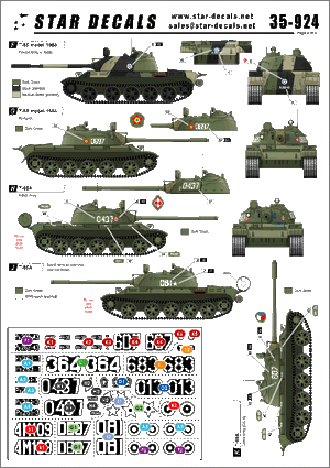 Star Decals 35-924 Cold War T-54 and T-55 tanks 1/35 – zdjęcie 2