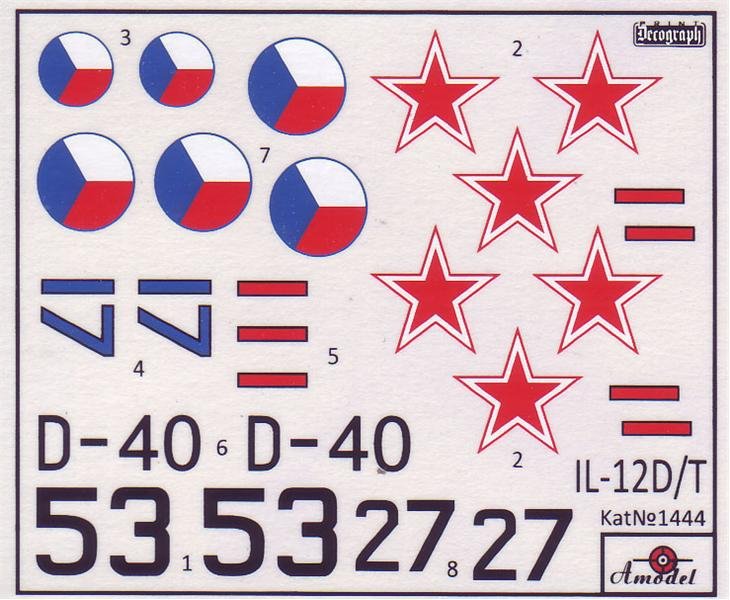 Amodel 01444 Ilyushin Il-12 D/T 1/144 – immagine 2