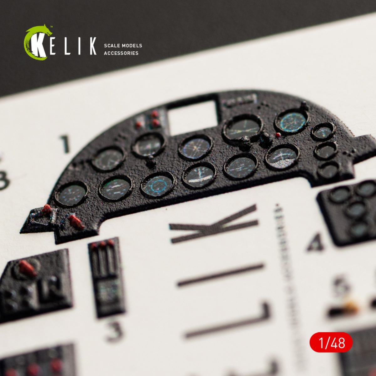 KELIK K48061 F4U-1A CORSAIR INTERIOR 3D DECALS FOR TAMIYA KIT 1/48 – zdjęcie 3