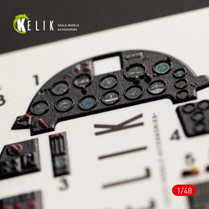 KELIK K48061 F4U-1A CORSAIR INTERIOR 3D DECALS FOR TAMIYA KIT 1/48 – zdjęcie 3