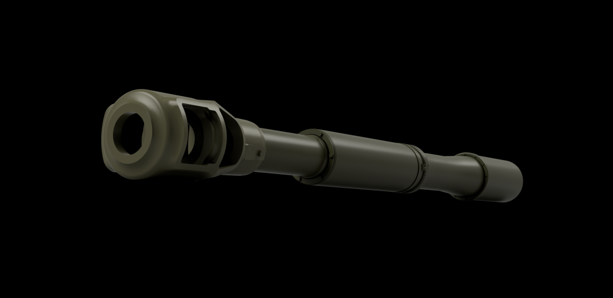 Panzer Art GB35-114 2A31 Gun barrel for SP Howitzer 2S1 “Gvozdika” 1/35 – image 2