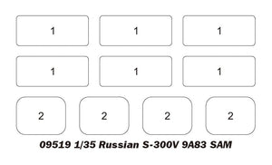 Trumpeter 09519 Russian S-300V 9A83 SAM 1/35 – image 7