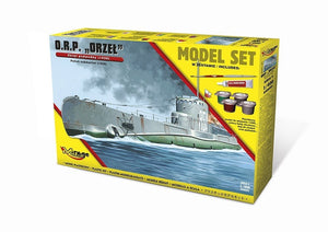 Mirage Hobby 840092 ORP &amp;#39;ORZEŁ&amp;#39; Polski Okręt Podwodny 1939 1/400 Model set – zdjęcie 2