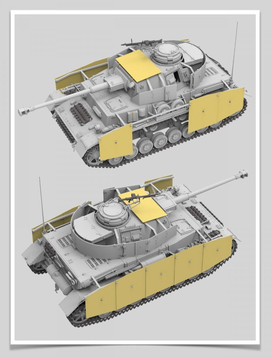 Rye Field Model 5046 Panzerkampfwagen IV Ausf.H Sd.Kfz.161/1 EARLY RPODUCTION 1/35 – zdjęcie 2